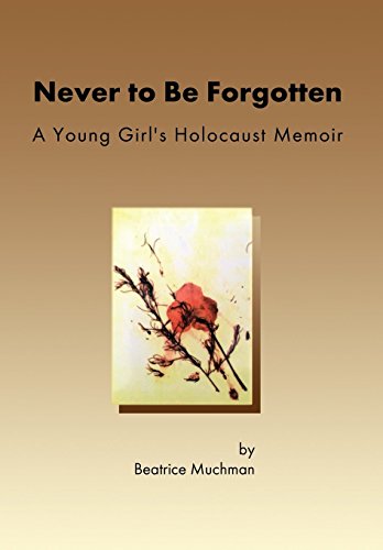 Never To Be Forgotten A Young Girl's Holocaust Memoir [Hardcover]