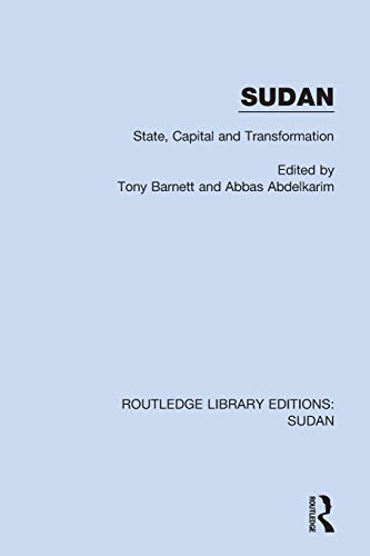 Sudan State, Capital and Transformation [Paperback]