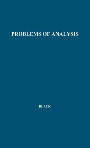 Problems Of Analysis Philosophical Essays [Hardcover]