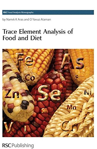 Trace Element Analysis of Food and Diet RSC [Hardcover]