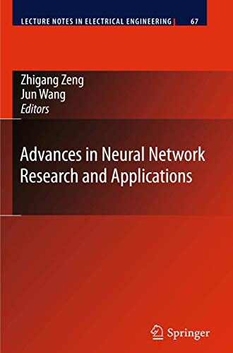 Advances in Neural Network Research and Applications [Paperback]