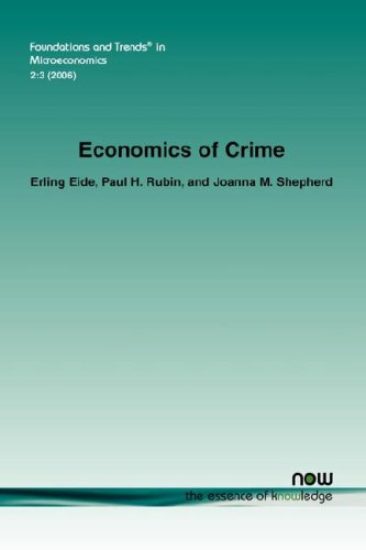 Economics Of Crime (foundations And Trends(r) In Microeconomics) [Paperback]