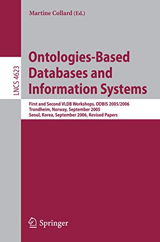 Ontologies-Based Databases and Information Systems: First and Second VLDB Worksh [Paperback]