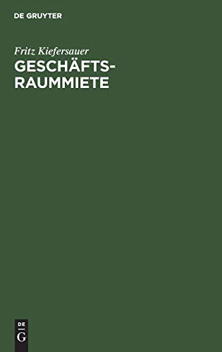 Geschftsraummiete [Hardcover]