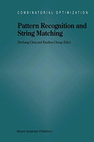 Pattern Recognition and String Matching [Hardcover]