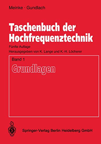 Taschenbuch der Hochfrequenztechnik: Band 1: Grundlagen [Paperback]