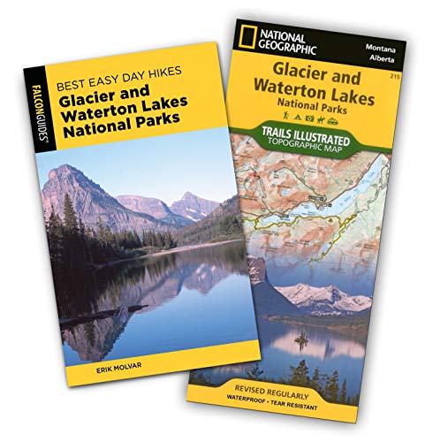 Best Easy Day Hiking Guide and Trail Map Bundle: Glacier and Waterton Lakes Nati [Mixed media product]