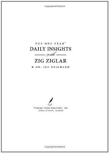 One Year Daily Insights ith Zig Ziglar [Paperback]