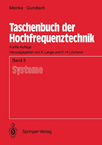 Taschenbuch der Hochfrequenztechnik: Band 3: Systeme [Paperback]