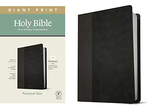 NLT Personal Size Giant Print Bible, Filament