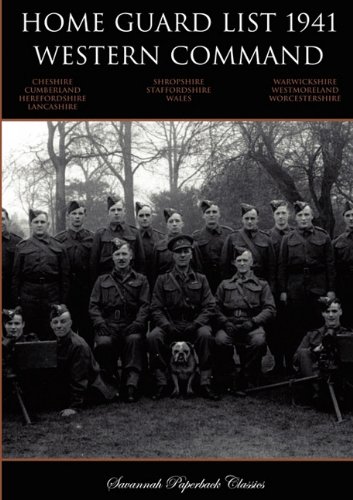 Home Guard List 1941  Western Command [Paperback]