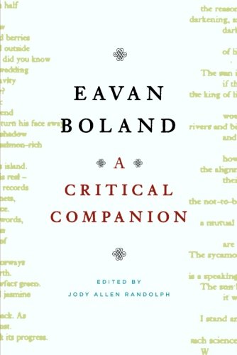 Eavan Boland A Critical Companion [Paperback]