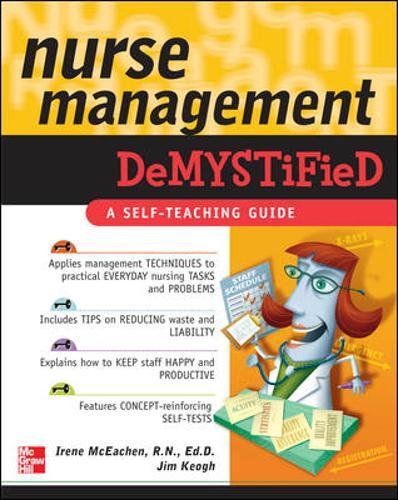 Nurse Management Demystified [Paperback]