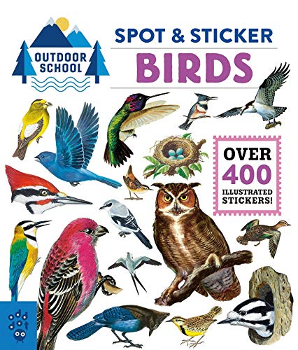 Outdoor School: Spot & Sticker Birds [Paperback]