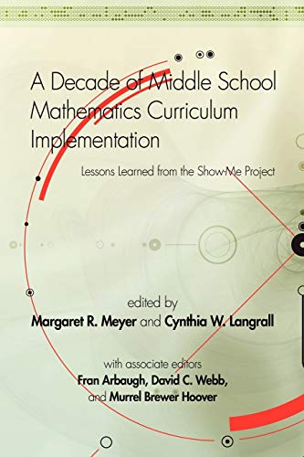 Decade of Middle School Mathematics Curriculum Implementation Lessons Learned fr [Paperback]