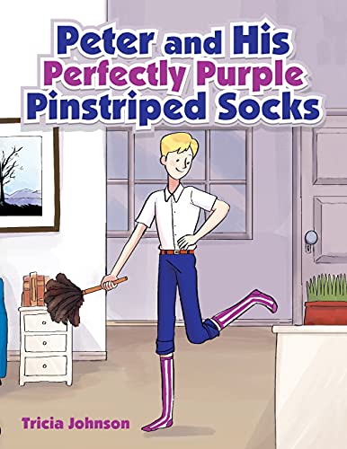 Peter And His Perfectly Purple  Pinstriped Socks