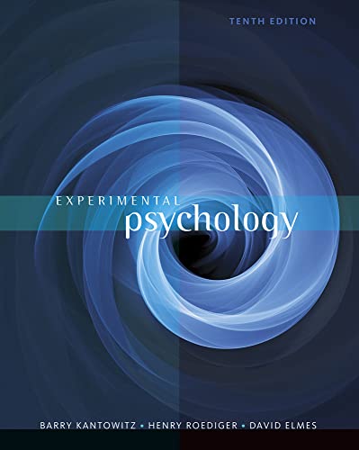 Experimental Psychology [Hardcover]