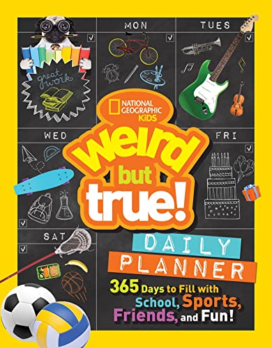 Weird But True Daily Planner: 365 Days to Fill With School, Sports, Friends, and [Spiral bound]