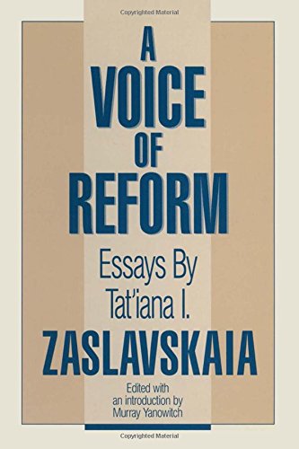 A Voice of Reform Essays Essays [Hardcover]