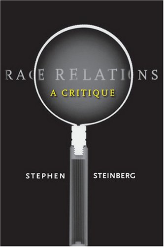 Race Relations A Critique [Hardcover]