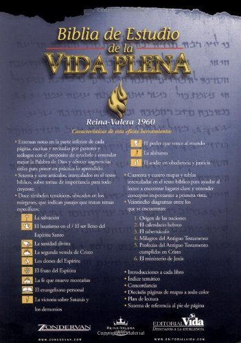 Biblia de estudio de la vida plena RVR 1960 [Hardcover]