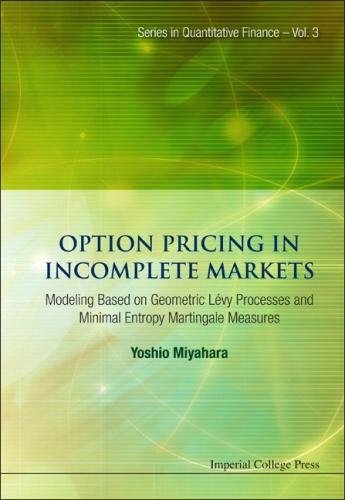 Option Pricing in Incomplete Markets [Hardcover]