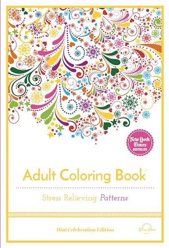 Stress Relieving Patterns: Adult Coloring Book, Mini Edition [Paperback]