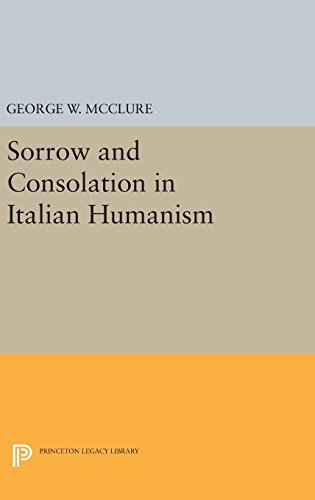 Sorro and Consolation in Italian Humanism [Hardcover]