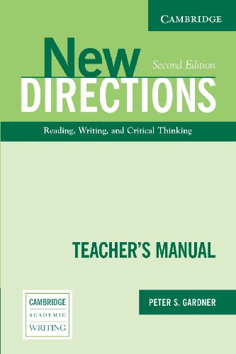 Ne Directions Teacher's Manual An Integrated Approach to Reading, Writing, and [Paperback]