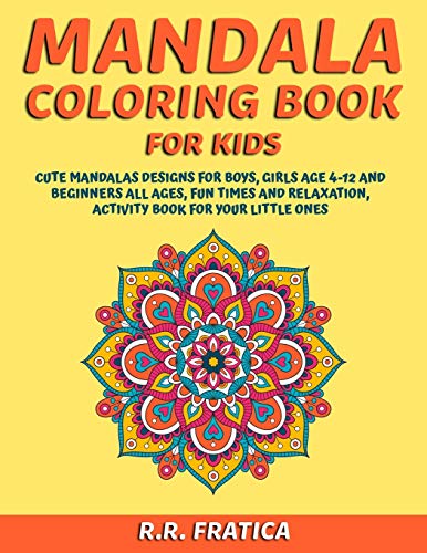 Mandala Coloring Book For Kids [Paperback]