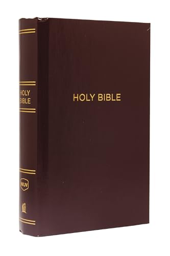 NKJV, Pew Bible, Large Print, Hardcover, Burgundy, Red Letter, Comfort Print: Ho [Hardcover]