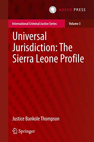 Universal Jurisdiction: The Sierra Leone Profile [Hardcover]