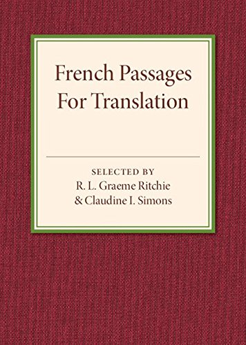 French Passages for Translation [Paperback]