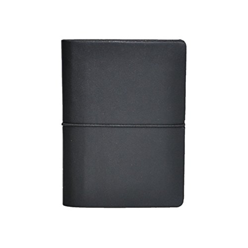 Ciak Lined Notebook: Black [Leather / fine bindi]