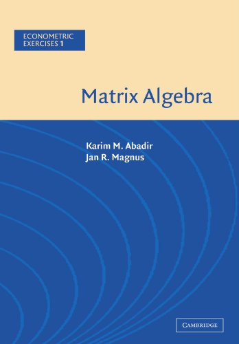 Matrix Algebra [Paperback]