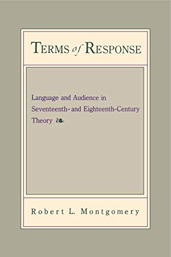 Terms of Response Language and the Audience in Seventeenth- and Eighteenth-Cent [Paperback]