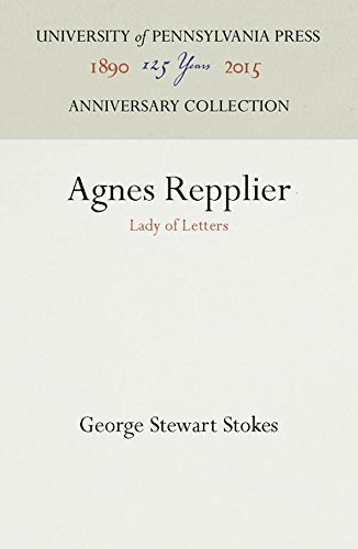 Agnes Repplier  Lady of Letters [Hardcover]