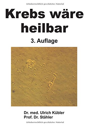 Krebs Ware Heilbar (german Edition) [Hardcover]