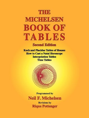 The Michelsen Book Of Tables [Paperback]