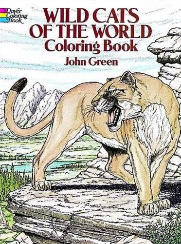 Wild Cats of the World Coloring Book [Paperba