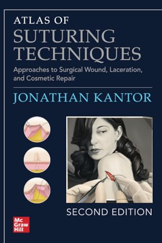 Atlas of Suturing Techniques: Approaches to Surgical Wound, Laceration, and Cosm [Paperback]