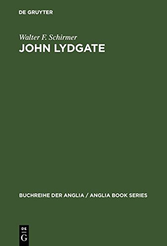 John Lydgate  Ein Kulturbild aus dem 15. Jahrhundert [Hardcover]