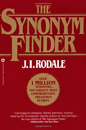 The Synonym Finder [Paperback]