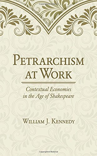 Petrarchism At Work: Contextual Economies In