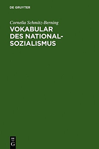 Vokabular Des Nationalsozialismus (german Edition) [Paperback]