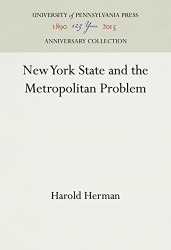 Ne York State and the Metropolitan Problem [Hardcover]