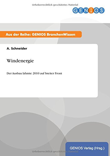 Windenergie (german Edition) [Paperback]