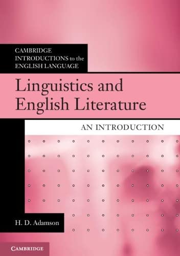 Linguistics and English Literature: An Introduction [Paperback]