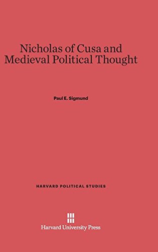 Nicholas of Cusa and Medieval Political Thought [Hardcover]