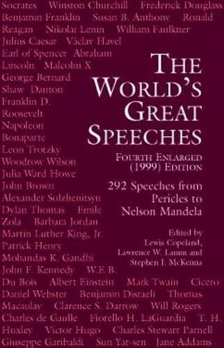 The World's Great Speeches: Fourth Enlarged (